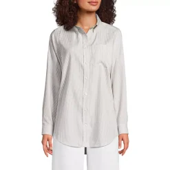 Women's No Iron Pinpoint Relaxed Fit Shirt