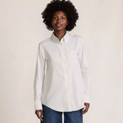 Women's No Iron Pinpoint Relaxed Fit Shirt