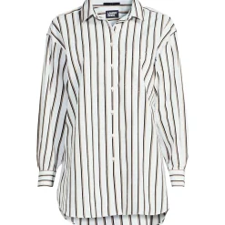 Women's No Iron Poplin Extra Long Tunic