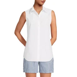 Women's No Iron Sleeveless Shirt