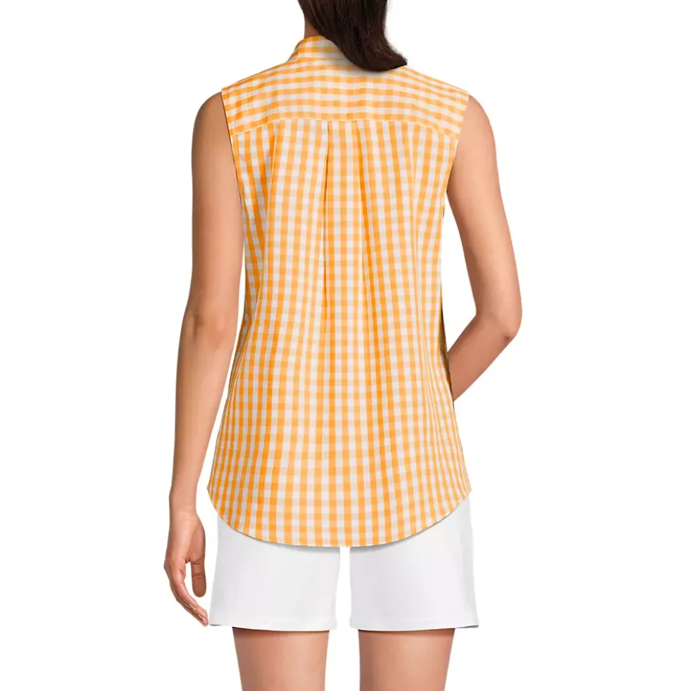 Women's No Iron Sleeveless Shirt