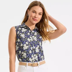 Women's No Iron Sleeveless Shirt