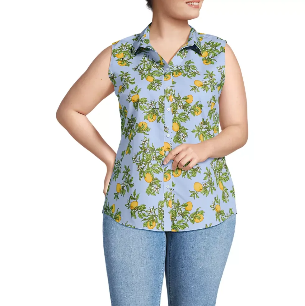 Women's No Iron Sleeveless Shirt