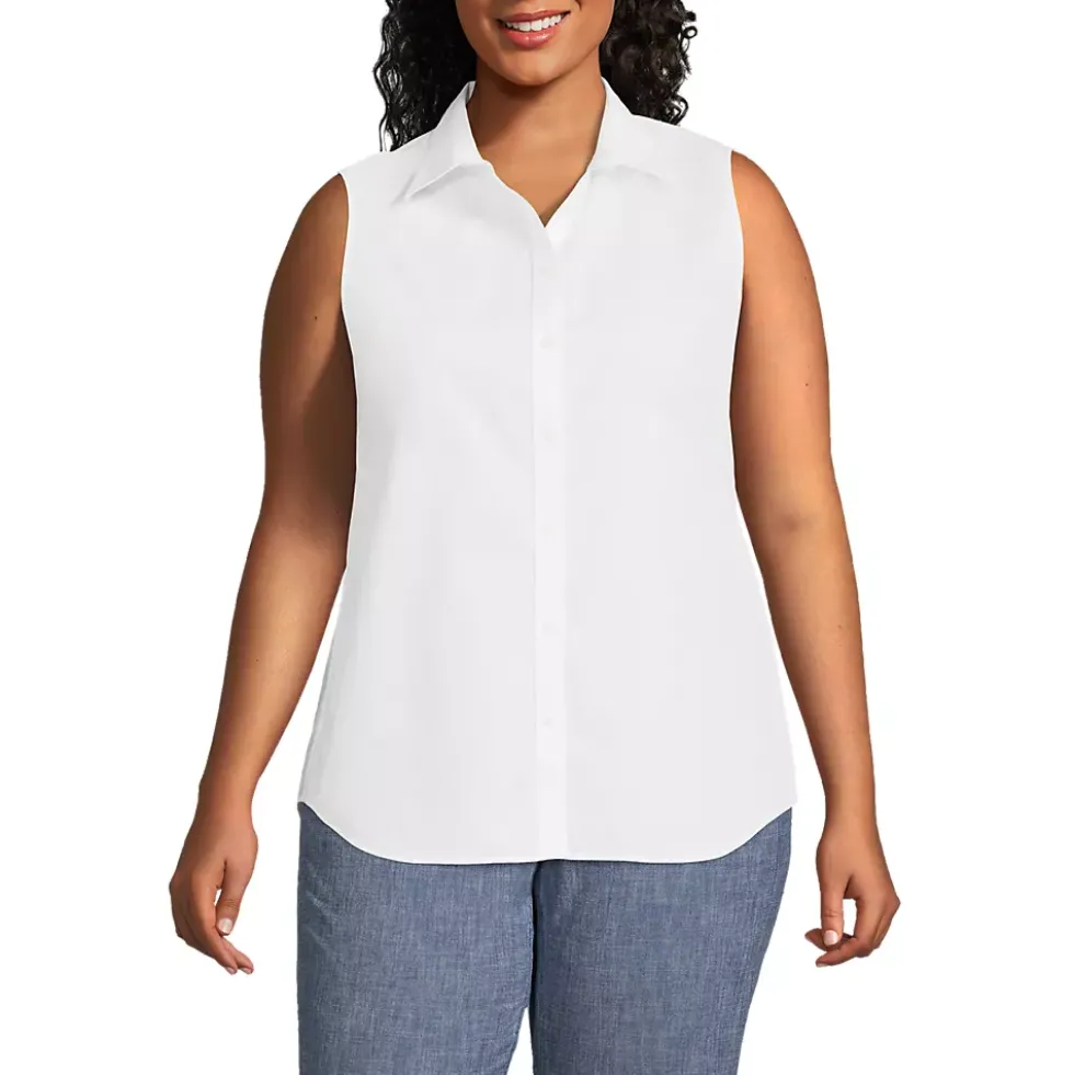 Women's No Iron Sleeveless Shirt
