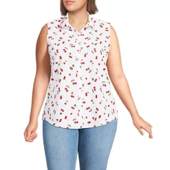 Women's No Iron Sleeveless Shirt