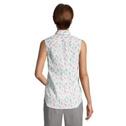 Women's No Iron Supima Cotton Sleeveless Shirt