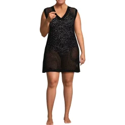 Women's Open Knit Cover-up Dress