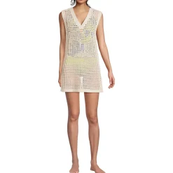 Women's Open Knit Cover-up Dress