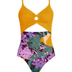 Women's O-Ring Monokini One Piece Swimsuit