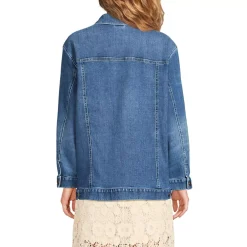 Women's Oversized Denim Trucker Jacket