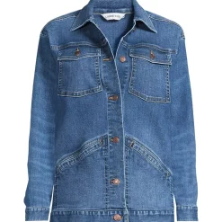 Women's Oversized Denim Trucker Jacket