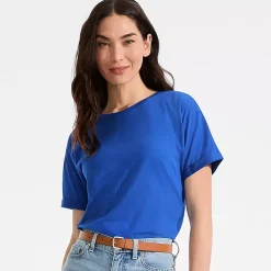 Women's Oversized Supima Short Sleeve Crew Neck T-Shirt