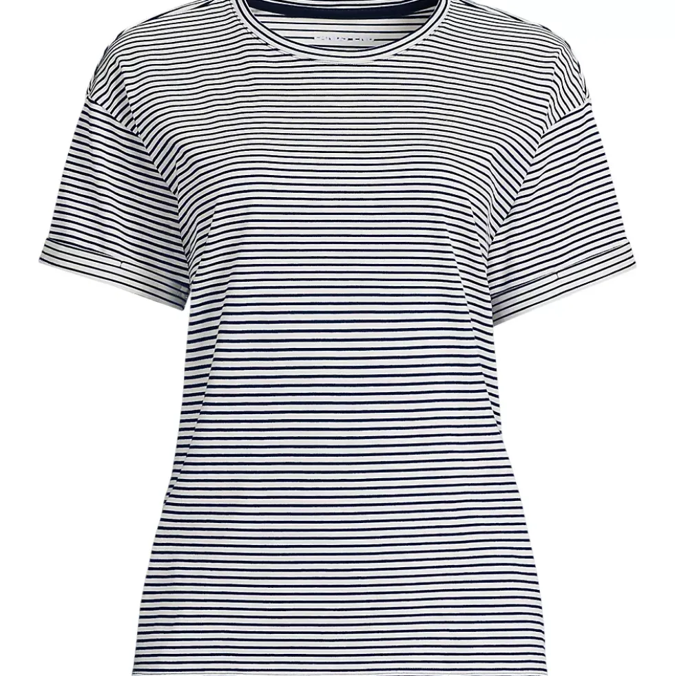 Women's Oversized Supima Short Sleeve Crew Neck T-Shirt