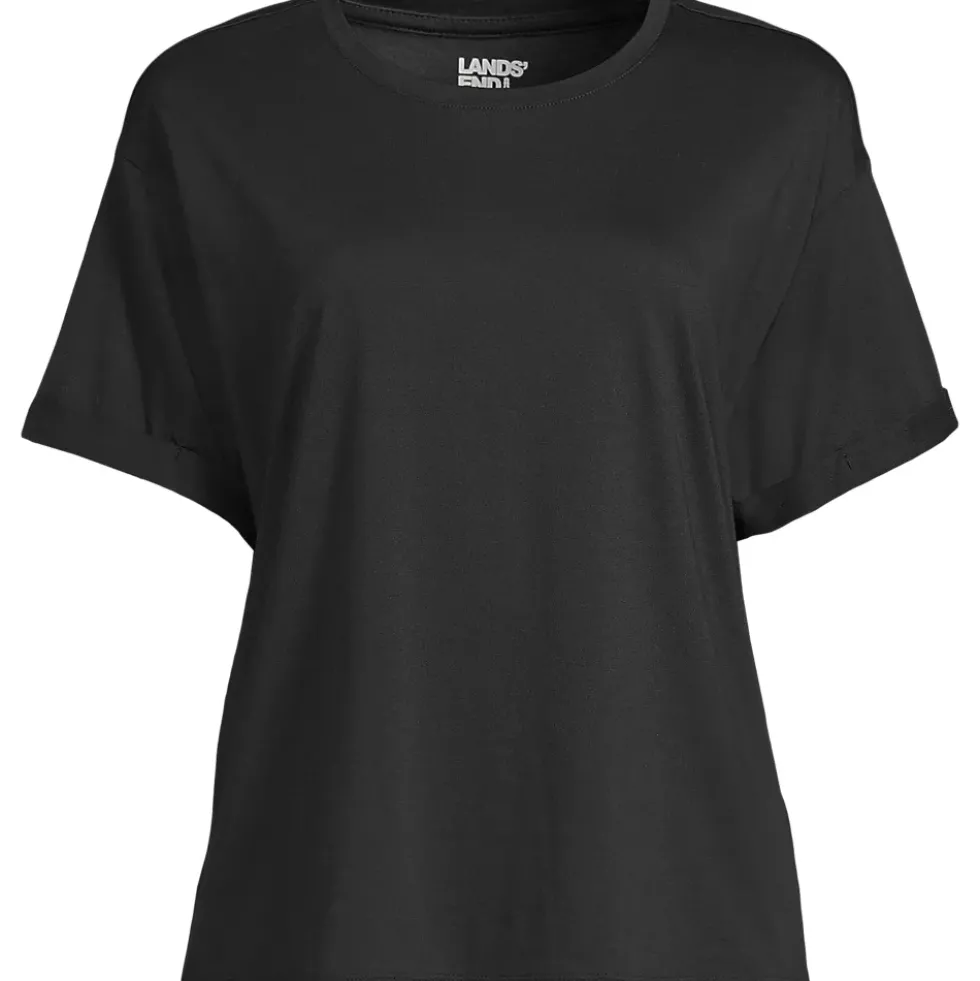Women's Oversized Supima Short Sleeve Crew Neck T-Shirt