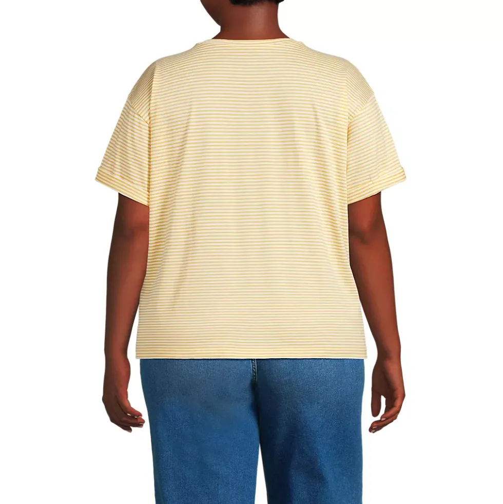 Women's Oversized Supima Short Sleeve Crew Neck T-Shirt