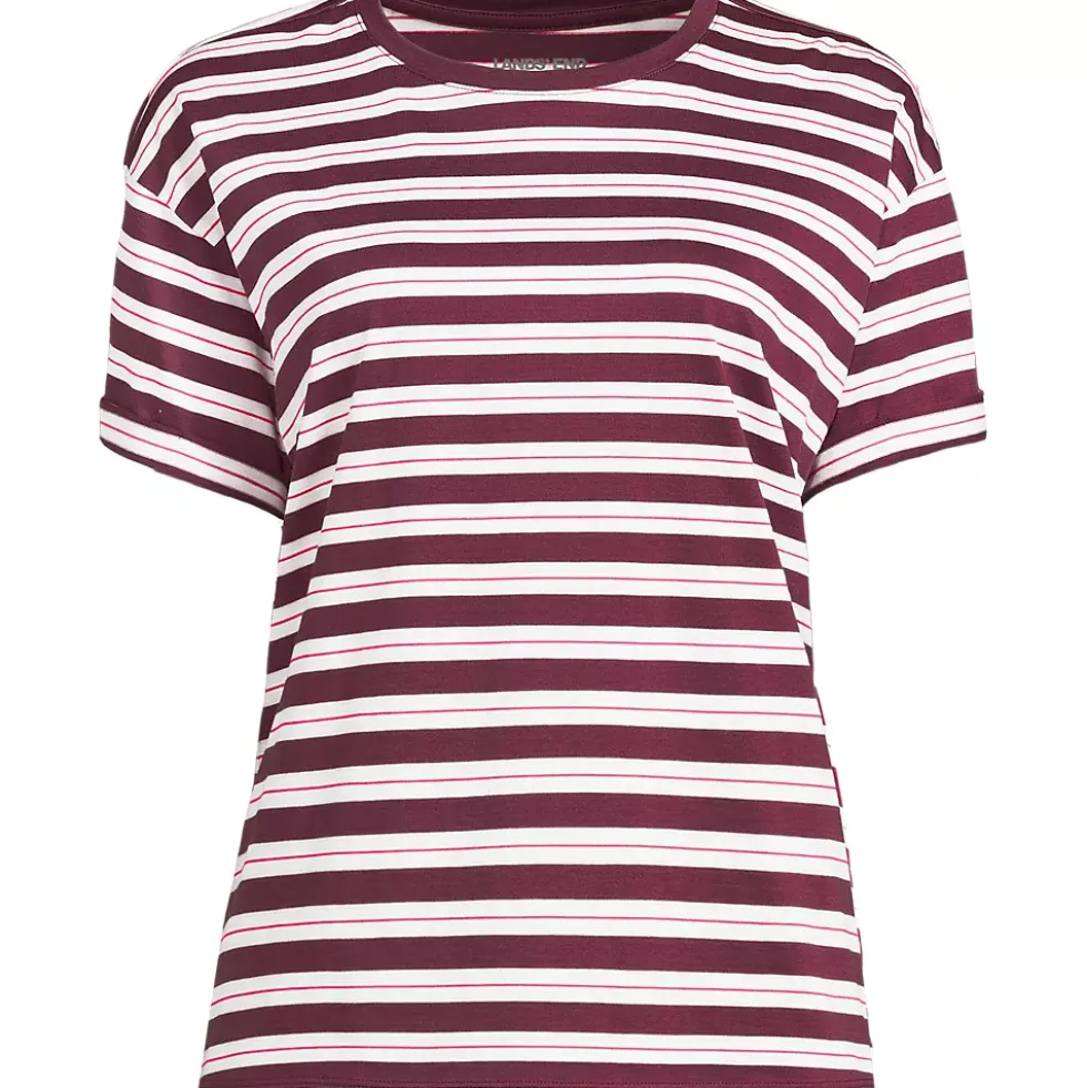 Women's Oversized Supima Short Sleeve Crew Neck T-Shirt