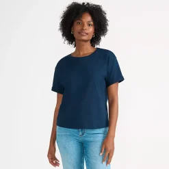 Women's Oversized Supima Short Sleeve Crew Neck T-Shirt
