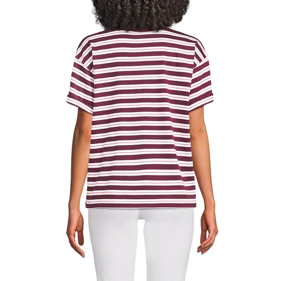 Women's Oversized Supima Short Sleeve Crew Neck T-Shirt