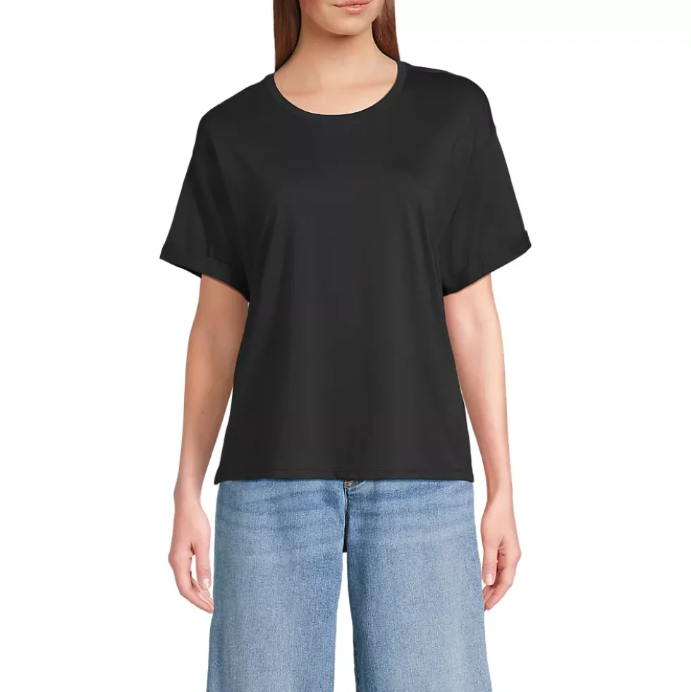 Women's Oversized Supima Short Sleeve Crew Neck T-Shirt