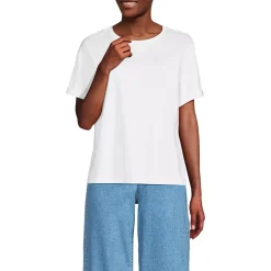 Women's Oversized Supima Short Sleeve Crew Neck T-Shirt