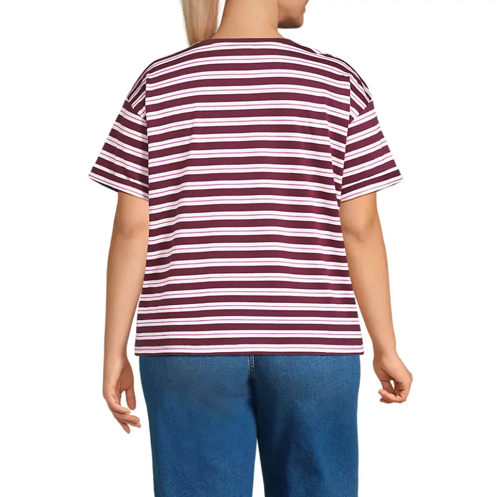 Women's Oversized Supima Short Sleeve Crew Neck T-Shirt