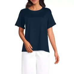 Women's Oversized Supima Short Sleeve Crew Neck T-Shirt
