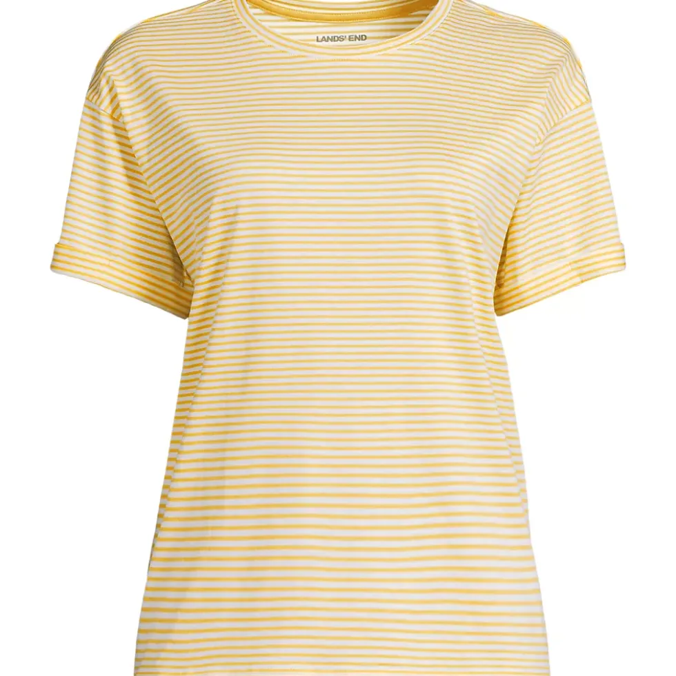 Women's Oversized Supima Short Sleeve Crew Neck T-Shirt