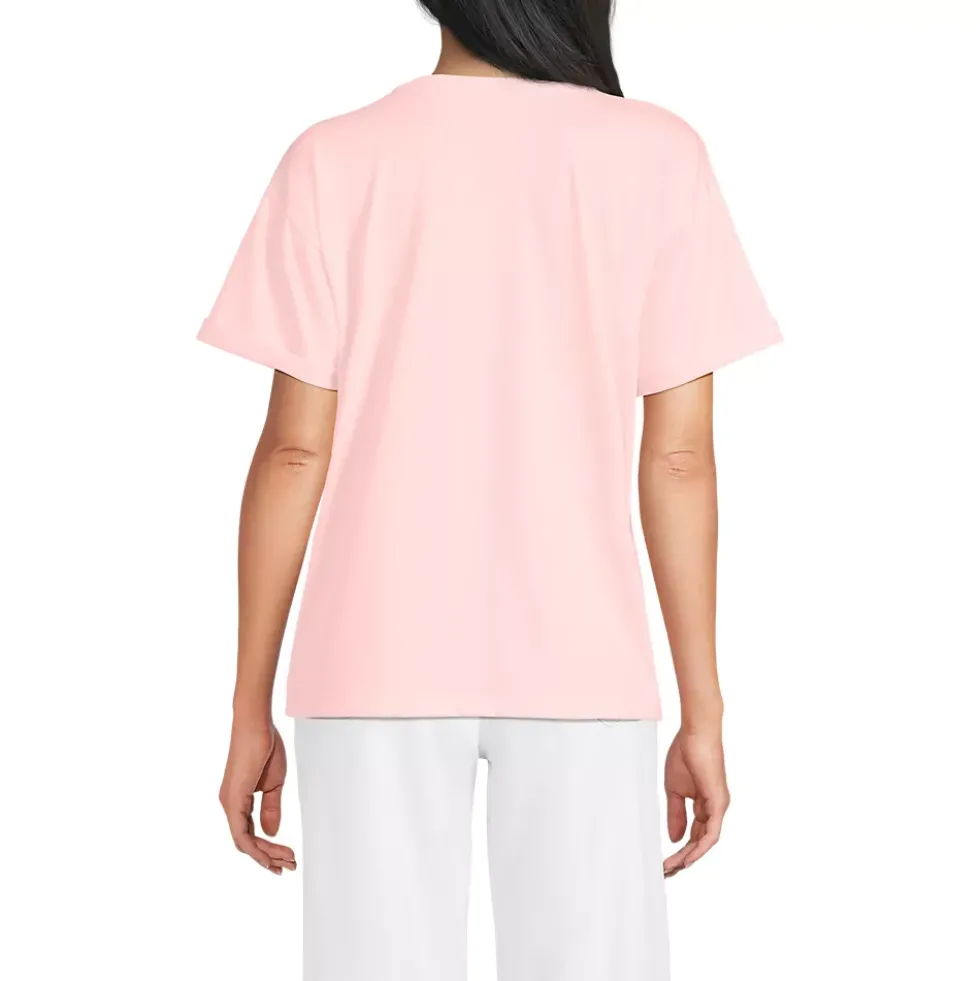 Women's Oversized Supima Short Sleeve Crew Neck T-Shirt
