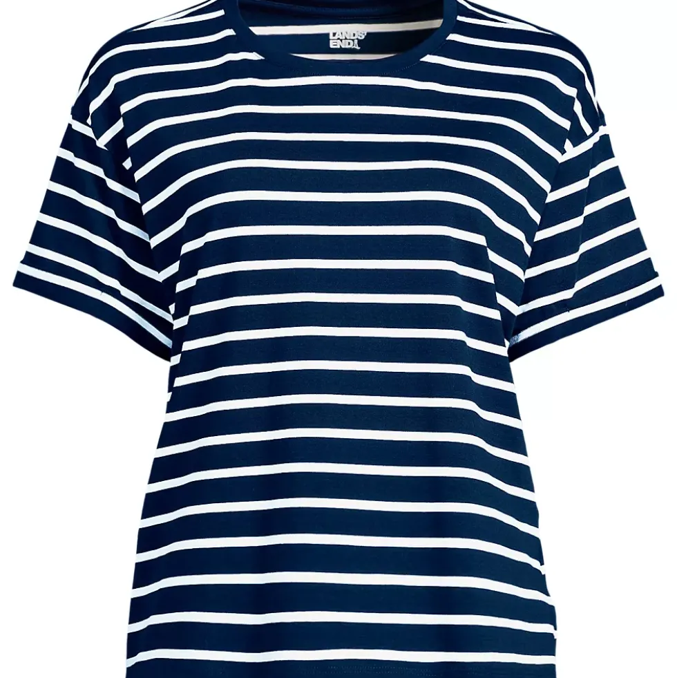 Women's Oversized Supima Short Sleeve Crew Neck T-Shirt