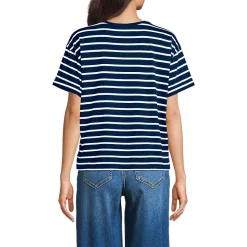 Women's Oversized Supima Short Sleeve Crew Neck T-Shirt
