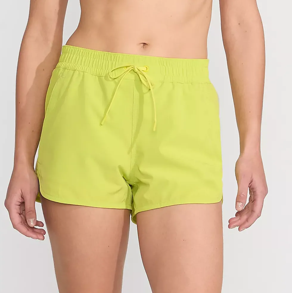 Women's 3" Packable Cover-up Swim Shorts