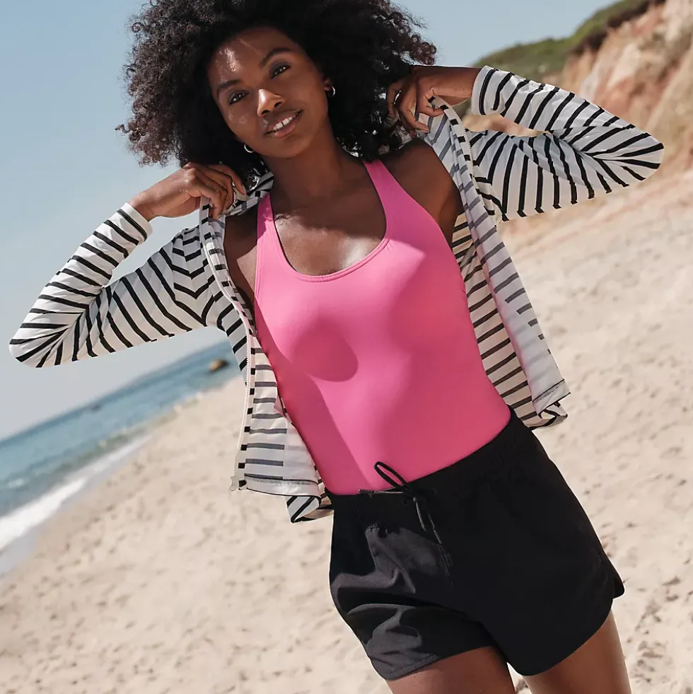 Women's 3" Packable Cover-up Swim Shorts