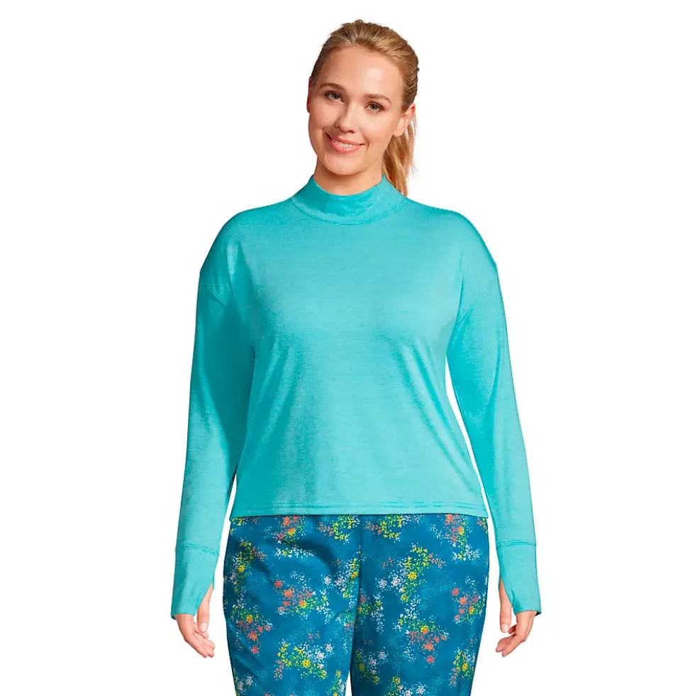 Women's Performance Mock Neck Top