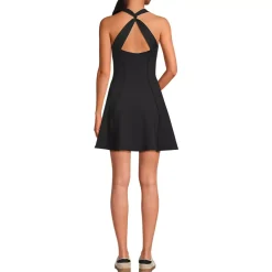 Women's Petite Active High Impact Skater Skirt Dress