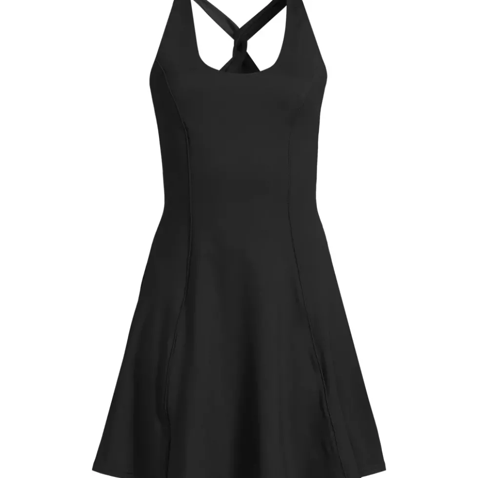 Women's Petite Active High Impact Skater Skirt Dress
