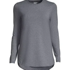 Women's Petite Moisture Wicking UPF Sun Long Sleeve Tunic Top