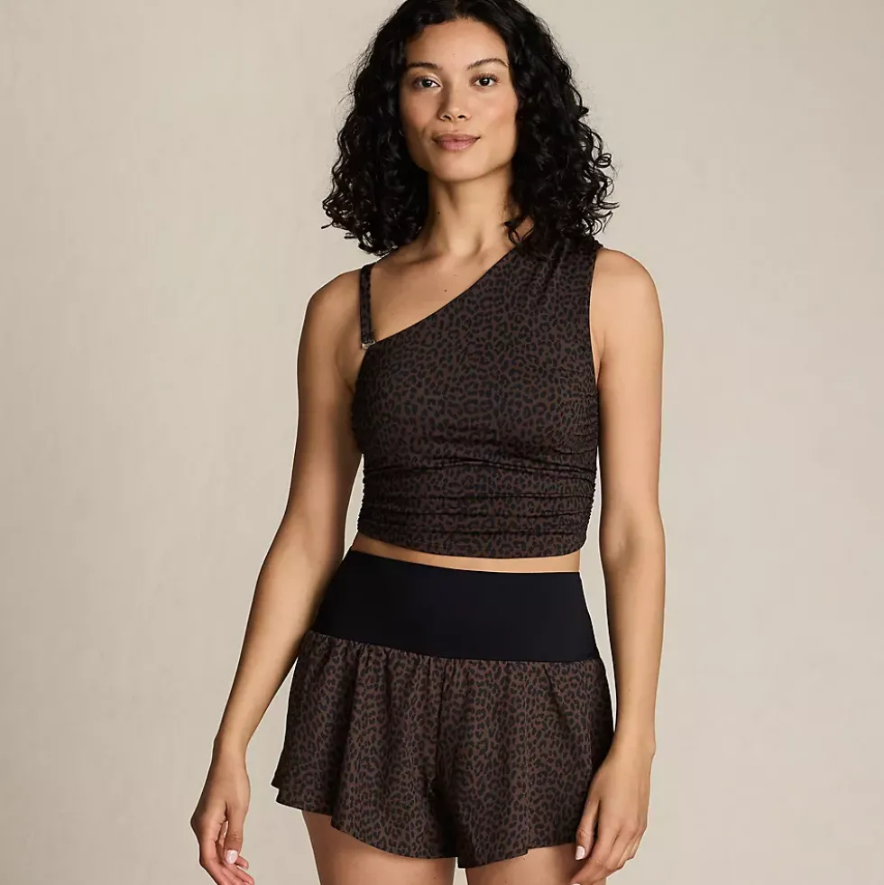 Women's 3" Pinchless Flutter Swim Short with Panty