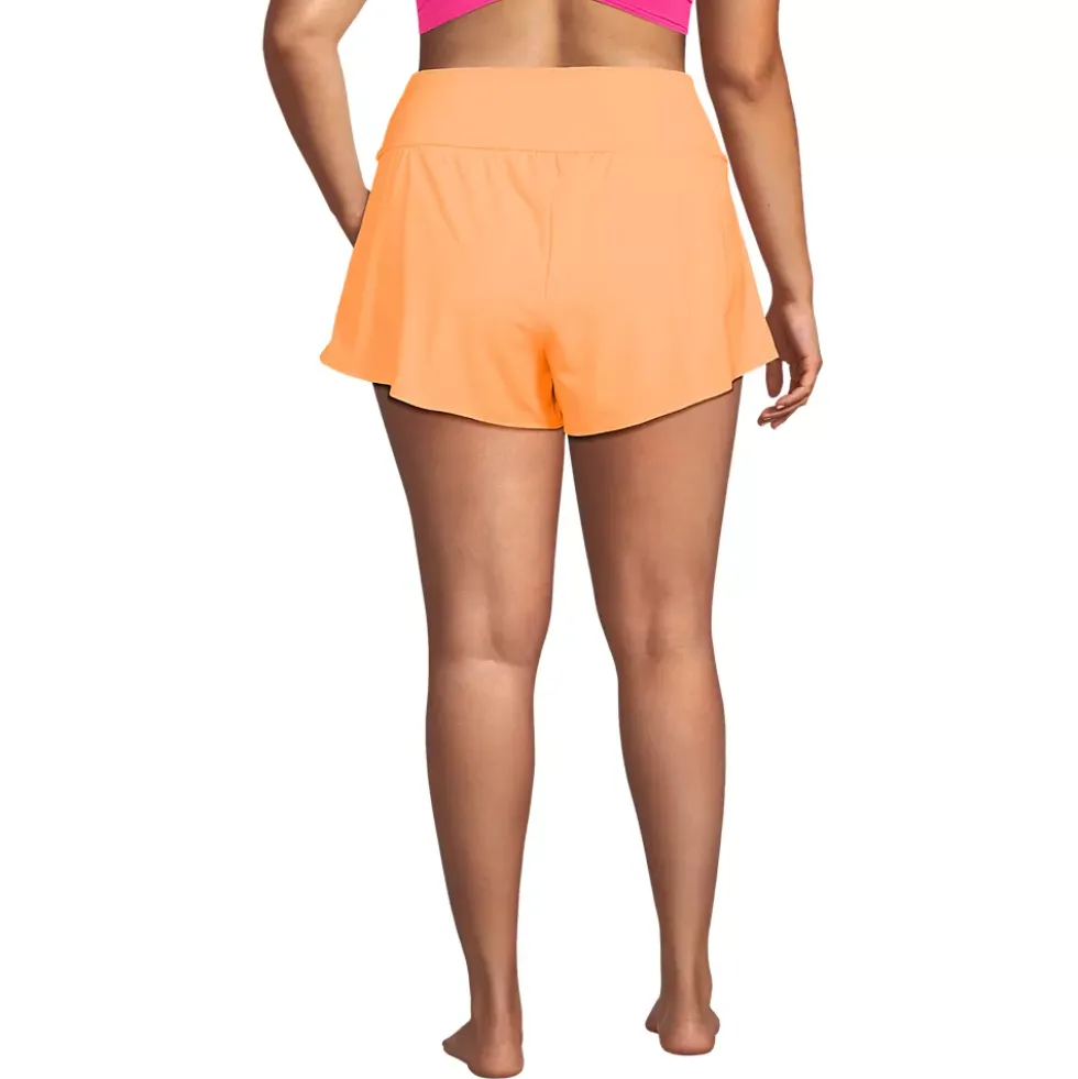 Women's 3" Pinchless Flutter Swim Short with Panty