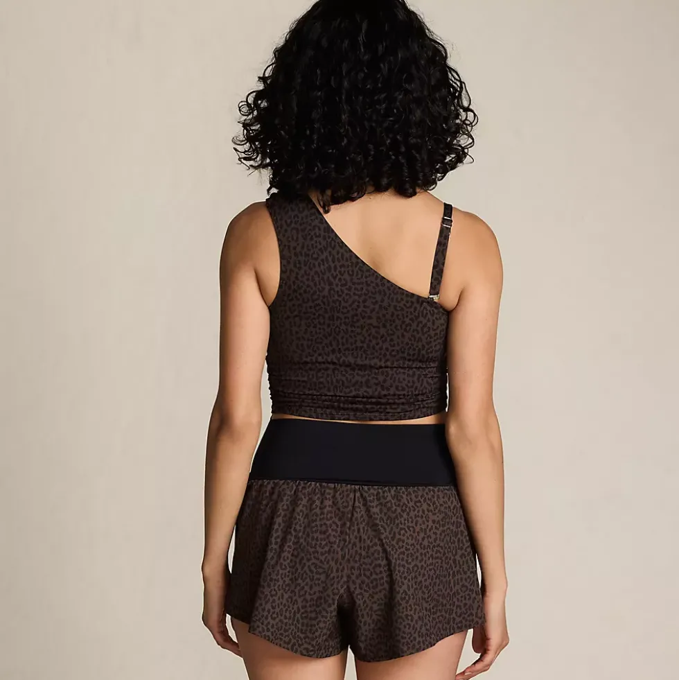 Women's 3" Pinchless Flutter Swim Short with Panty