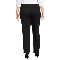 Women's Pintuck Straight Leg Ponte Pants