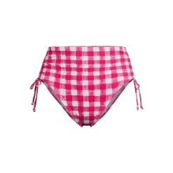 Women's Pique High Waisted Adjustable Bikini Bottoms