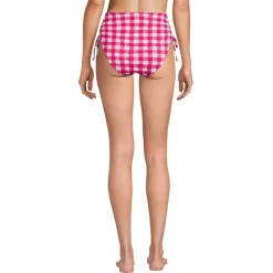 Women's Pique High Waisted Adjustable Bikini Bottoms