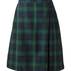 Women's Plaid A-line Skirt Below the Knee