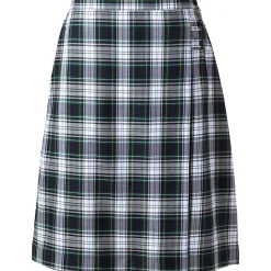 Women's Plaid A-line Skirt Below the Knee