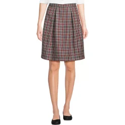 Women's Plaid Skort Top of Knee