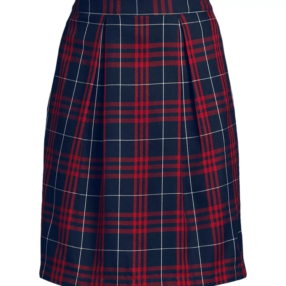 Women's Plaid Skort Top of Knee