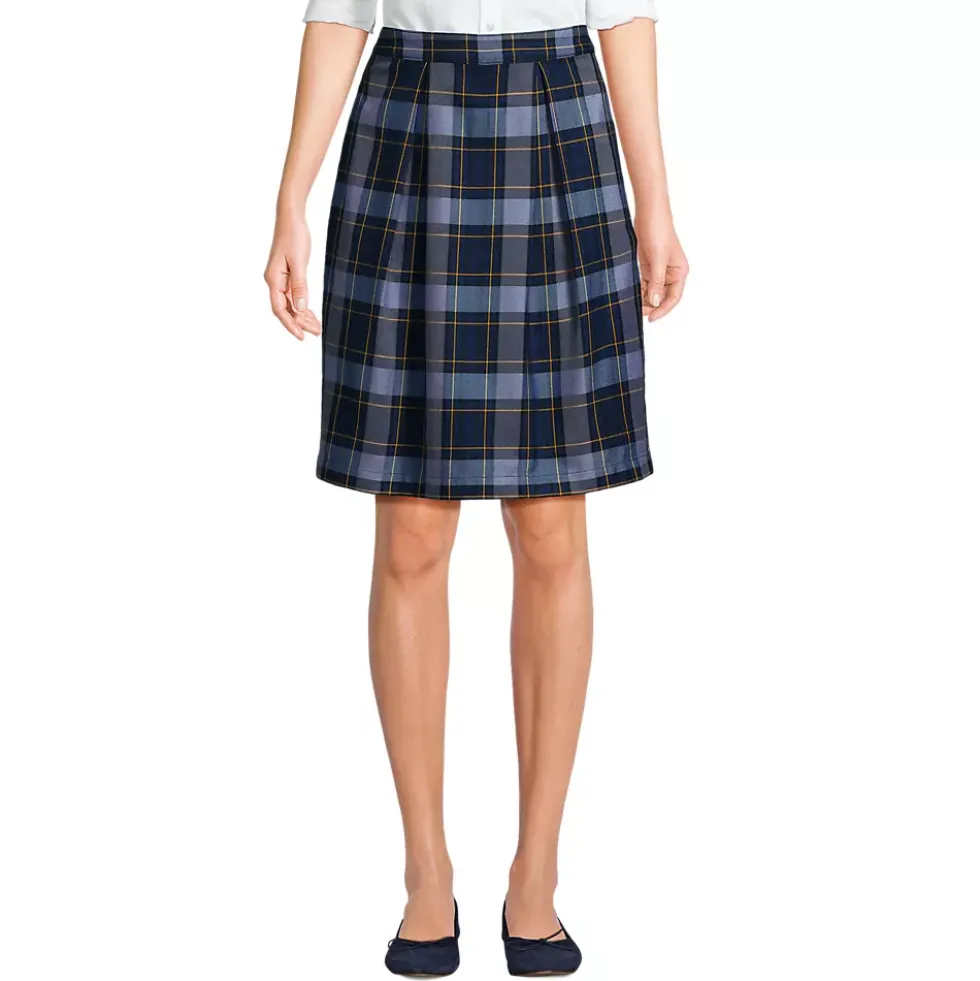 Women's Plaid Skort Top of Knee