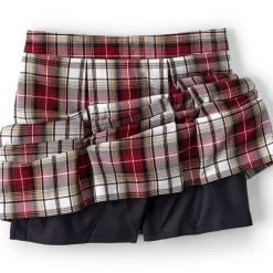 Women's Plaid Skort Top of Knee