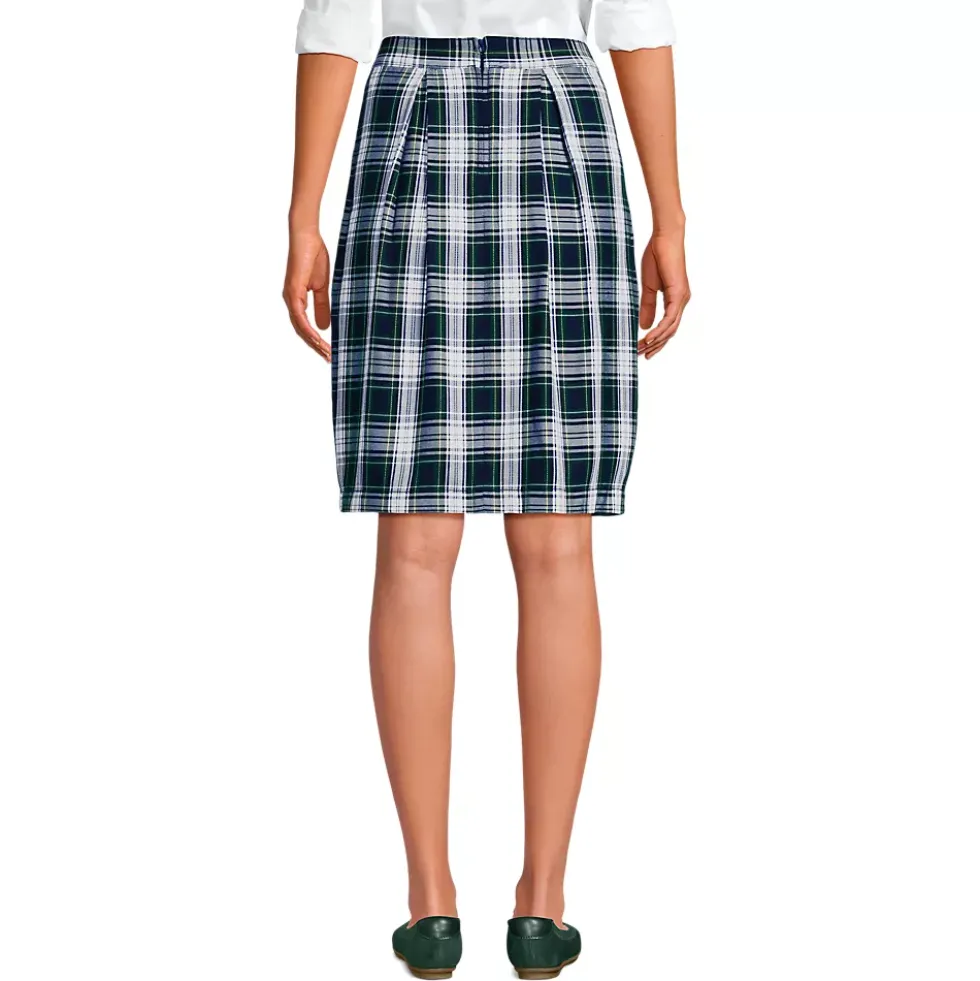 Women's Plaid Skort Top of Knee