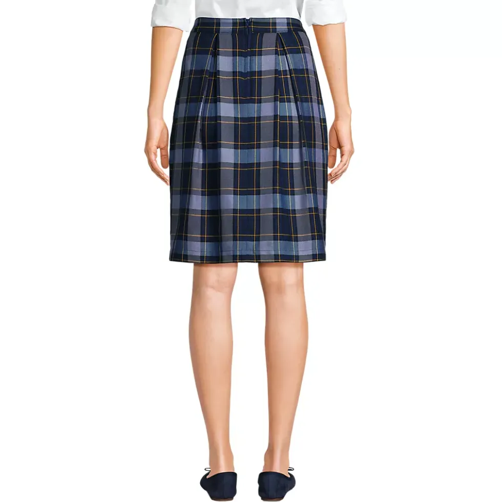 Women's Plaid Skort Top of Knee